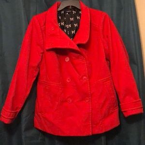 Red Torrid Pea Coat